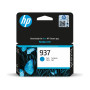 Original HP 937 Inkjet Cartridge - Cyan