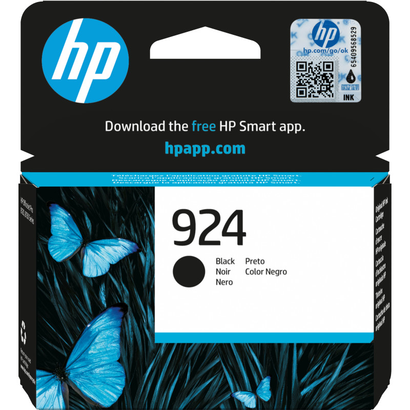 Original HP 924 Inkjet Cartridge - Black