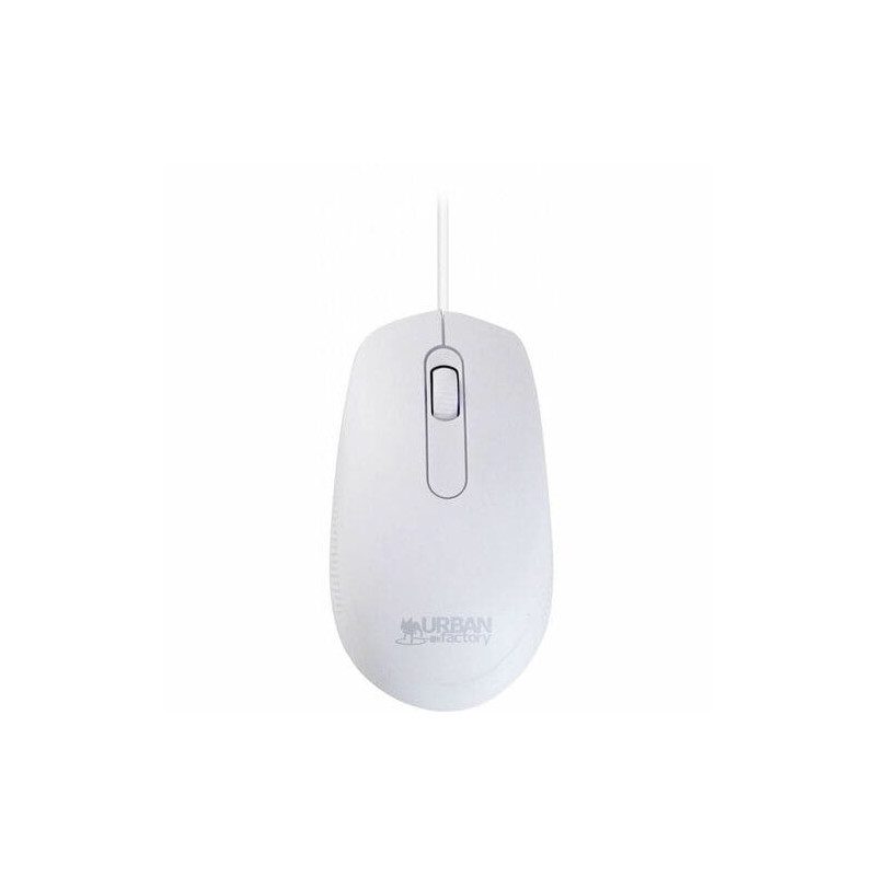 Urban Factory FREE, Ambidextrous, Optical, USB Type-A, 1200 DPI, White