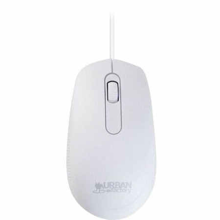 Urban Factory FREE, Ambidextrous, Optical, USB Type-A, 1200 DPI, White