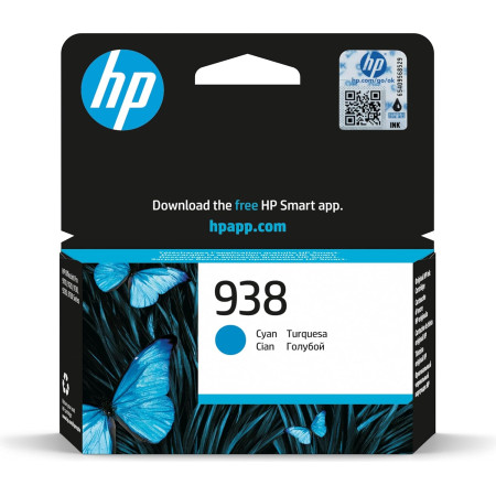 HP 938 Original Inkjet Ink Cartridge - Cyan Pack