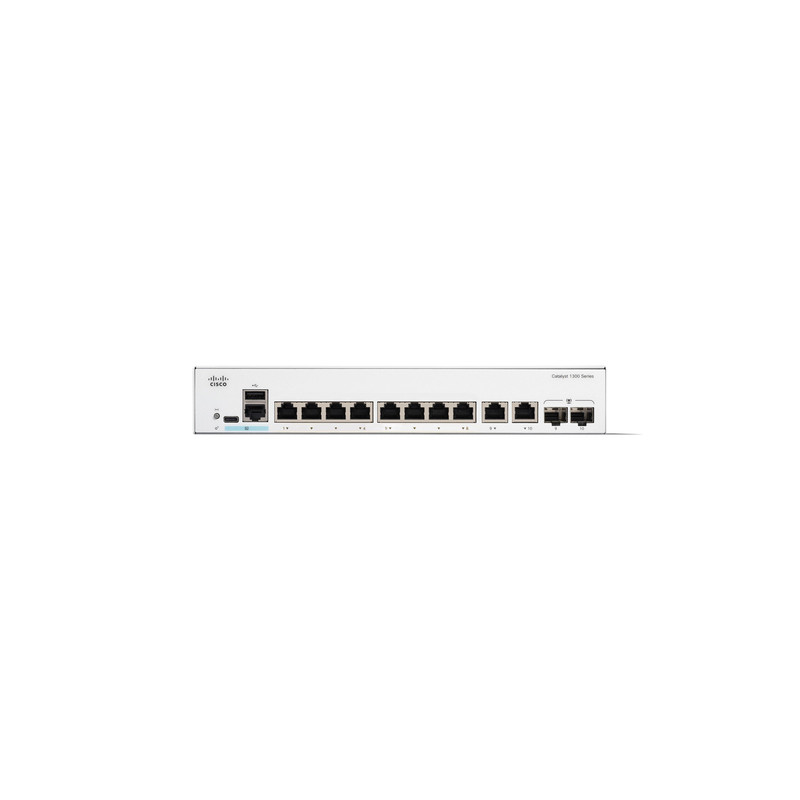Cisco Catalyst 1300 C1300-8T-E-2G 10-Port Managed Ethernet Switch