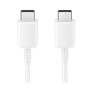 Cable USB-C vers USB-C, longueur 1,8M, charge rapide 25W