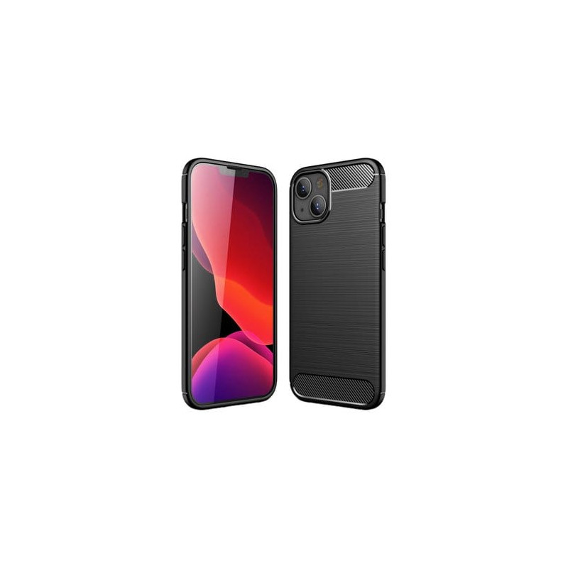 Black silicone case for Apple iPhone 14