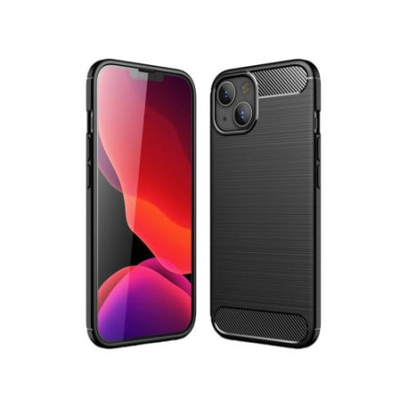 Black silicone case for Apple iPhone 14