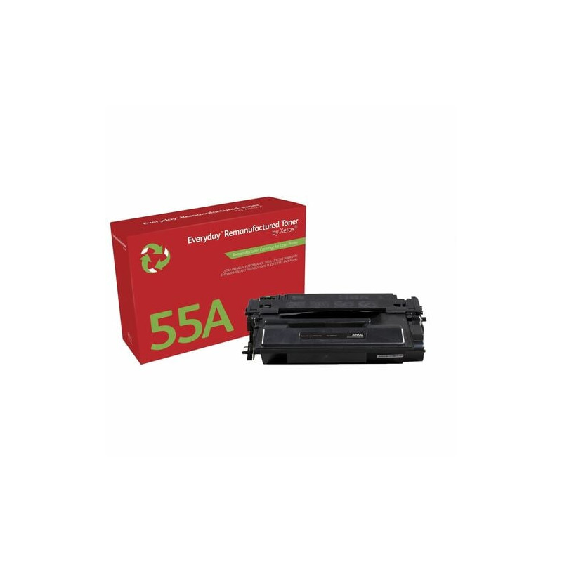 Everyday Mono Remanufactured Toner by compatible with HP 55A (CE255A)