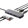 Trust 25672 interface hub USB Type-C Gray