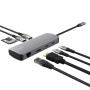 Trust 25672 interface hub USB Type-C Gray