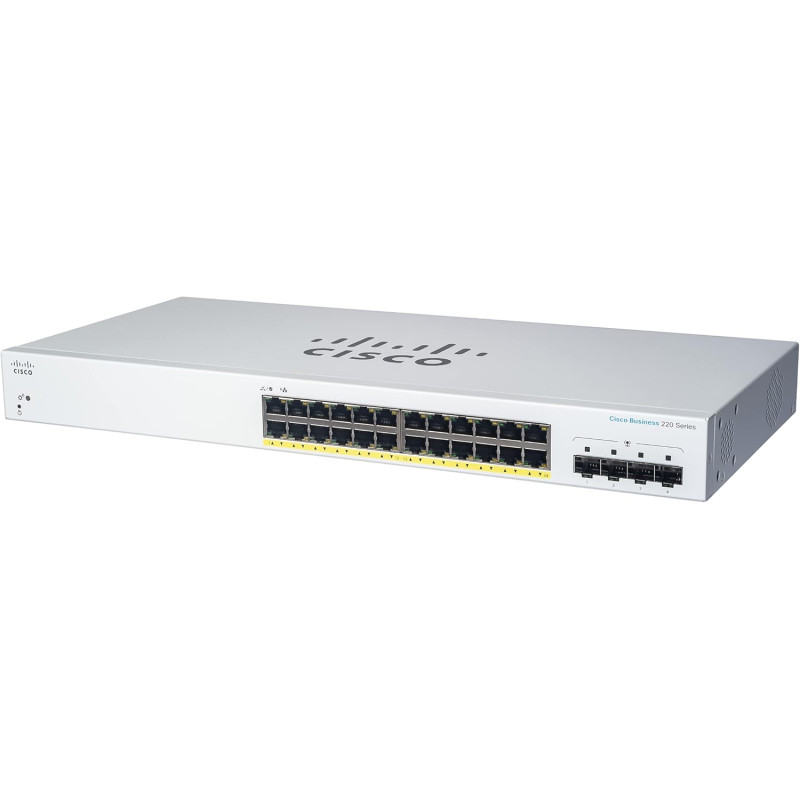 Commutateur intelligent Cisco Business CBS220-24T-4G | 24 ports GE