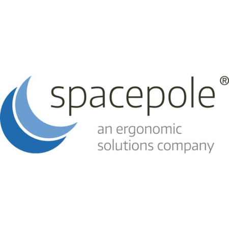 SpacePole Mounting Plate for Printer - Black