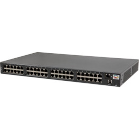 Switch POE PD-9624GC/AC - 120 V AC, 230 V AC Entrée - 24 10/100/1000Base-T Output Port(s) - 90 W - 1U