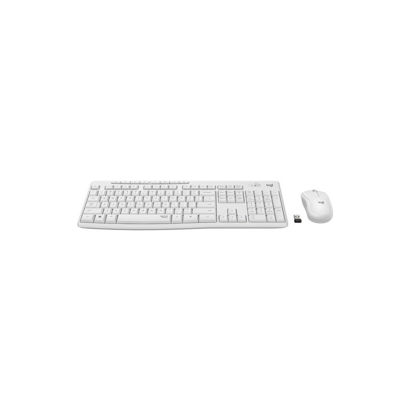 Logitech MK295 Keyboard & Mouse - French - USB Wireless RF