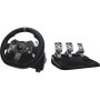 Logitech Driving Force G920 Gaming Pedal/Steering Wheel - Cable - USB