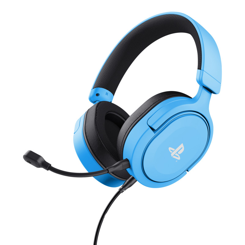 Trust GXT 498B Forta Casque Avec fil Arceau Gaming Bleu