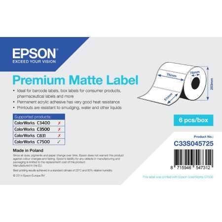 PREMIUM MATTE DIE-CUT 76MMX51MM