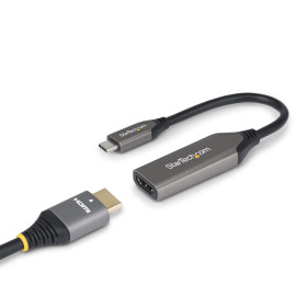 StarTech.com Adaptateur USB-C vers HDMI, 8K 60 Hz / 4K 120 Hz, Compatible Thunderbolt / USB4, Convertisseur USB C vers HDMI
