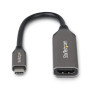 StarTech.com Adaptateur USB-C vers HDMI, 8K 60 Hz / 4K 120 Hz, Compatible Thunderbolt / USB4, Convertisseur USB C vers HDMI