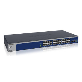NETGEAR XS724EM Géré L2 10G Ethernet (100/1000/10000) 1U Bleu, Gris