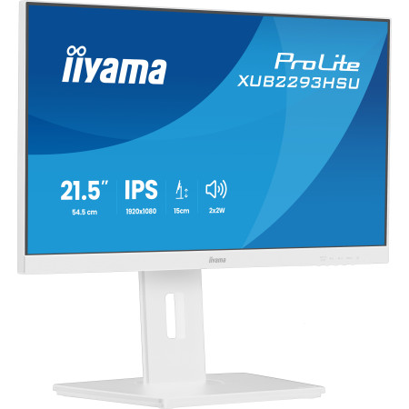 iiyama ProLite XUB2293HSU-W7 computer monitor 21.5" 1920 x 1080 pixels Full HD LED White