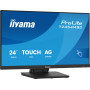 iiyama ProLite T2454MSC-B3AG écran plat de PC 60,5 cm (23.8") 1920 x 1080 pixels Full HD LED Écran tactile Multi-utilisateur