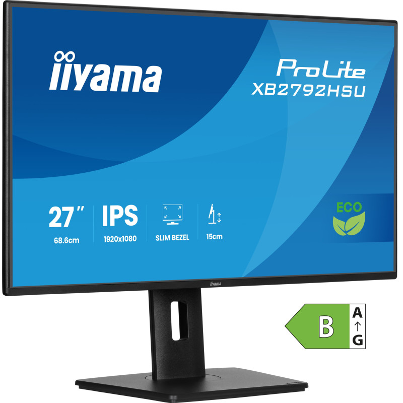 iiyama ProLite XB2792HSU-B1 computer monitor 27" 1920 x 1080 pixels Full HD LED Black