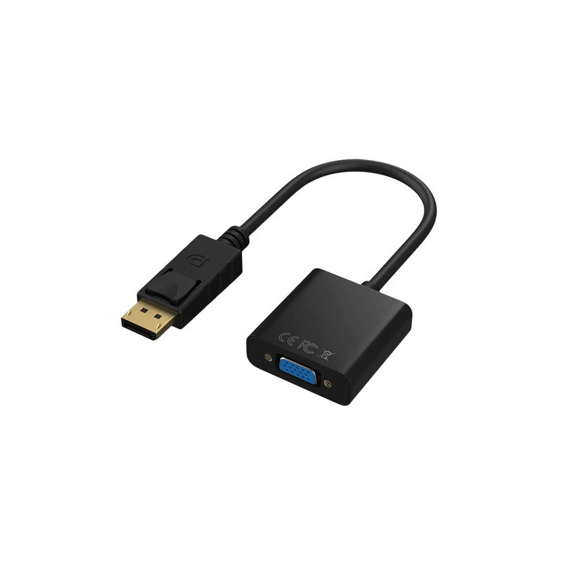 DisplayPort (M) to VGA (F) Adapter