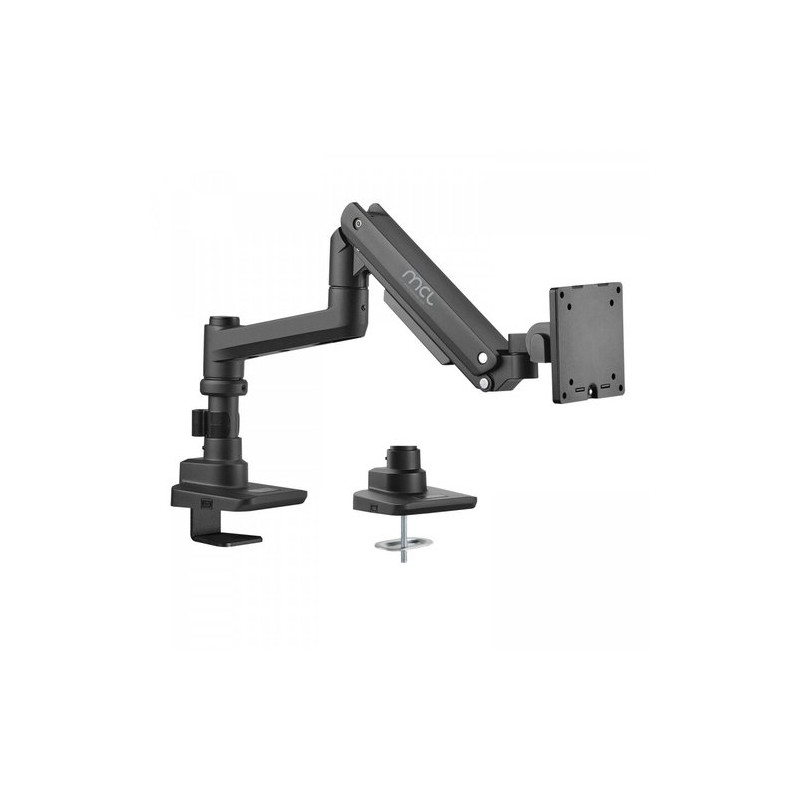 Shock-absorbing desktop monitor stand