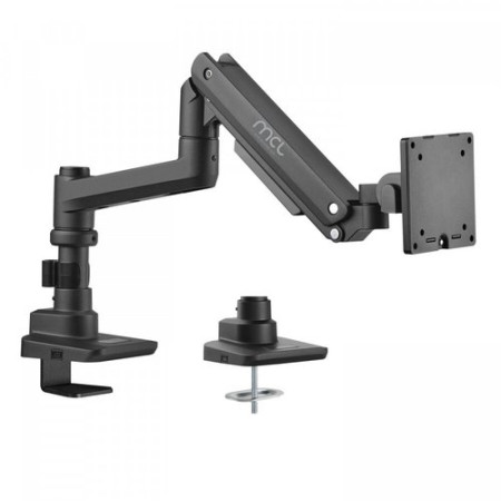 Shock-absorbing desktop monitor stand