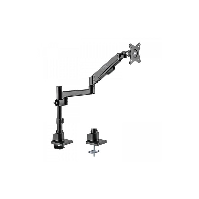 Support écran de bureau à amortisseur - Jusqu'à 32''/9Kg - Noir