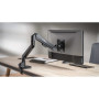 Shock-absorbing desktop monitor mount - Up to 32''/9 kg - Black