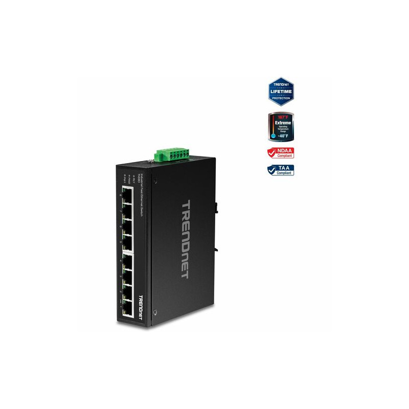 TRENDnet TI-E80 8 Port Ethernet Switch