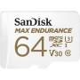 SanDisk MAX ENDURANCE 64 GB microSD - 100 MB/s Read