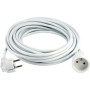 Rallonge MCL - 3 m - Type F / Type F - 230 V AC / 16 A - Blanc