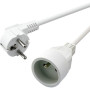 Rallonge MCL - 3 m - Type F / Type F - 230 V AC / 16 A - Blanc