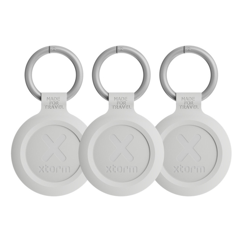 Xtorm XTAG2A0-3PACK Traqueur GPS et localisateur Universel Porte-clés intelligent Blanc