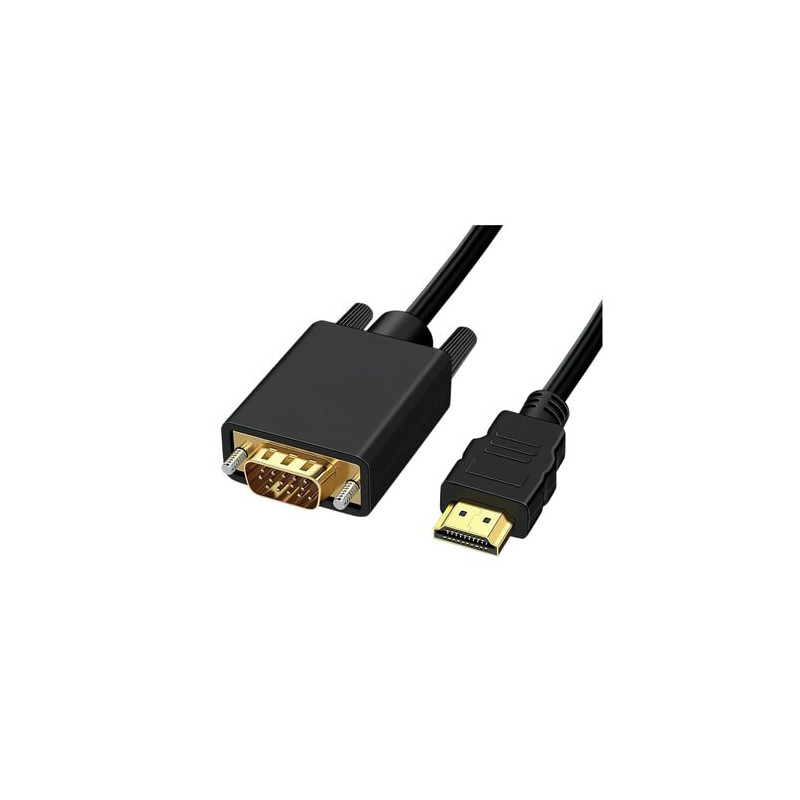 HDMI (M) to VGA (M) cable