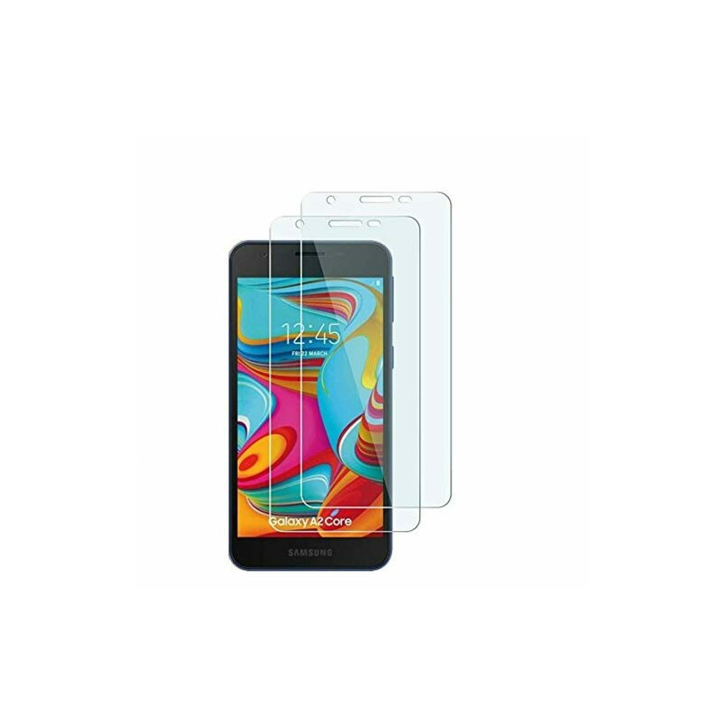 Clear Case + Tempered Glass Pack Designed for Samsung For A2