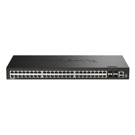 D-Link DGS-1530-52/E network switch Managed L2 Gigabit Ethernet (10/100/1000) Black