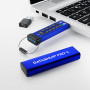 iStorage datAshur PRO+C 128GB | Secure USB Type-C Memory Stick | FIPS 140-3 Level 3 pending | PIN protected | Type C-A adapter