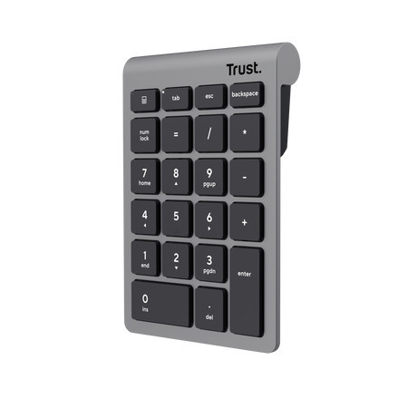 Trust Xalas numeric keypad Laptop/PC RF Wireless Silver