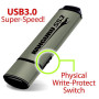 iStorage Kanguru 32GB SS3 USB3.0 USB flash drive USB Type-A 3.2 Gen 1 (3.1 Gen 1) Aluminum