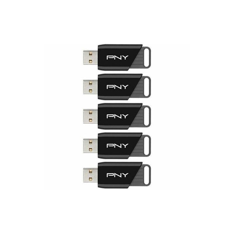 Attached PNY X flash drive - 64 GB - USB 3.2 (x5)