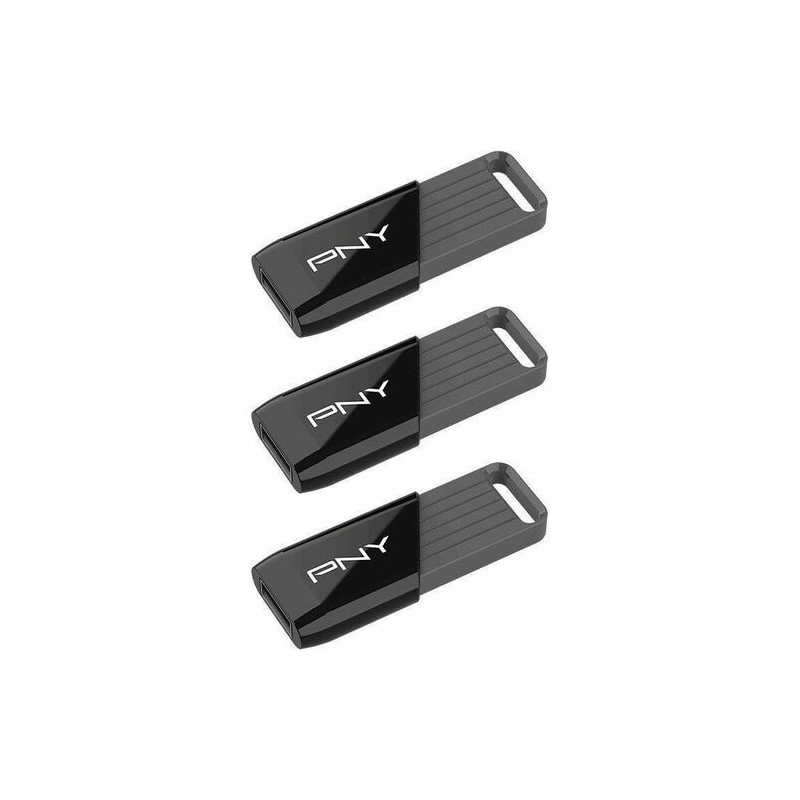 Lecteur flash PNY Elite-X - 128 Go - USB 3.2 - 3 Pièces