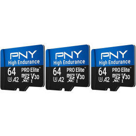 PRO Elite High Endurance microSD - 64 Go - 3 Pièces