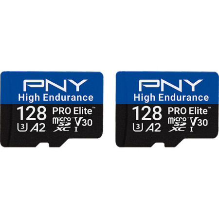 PRO Elite High Endurance microSD - 128 Go - 2 Pièces