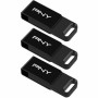 PNY Elite Flash Drive - 128GB - USB 3.2 - 3 Pieces