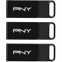 Lecteur flash PNY Elite - 128 Go - USB 3.2 - 3 Pièces