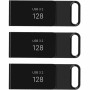 Lecteur flash PNY Elite - 128 Go - USB 3.2 - 3 Pièces