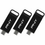 PNY Elite Flash Drive - 128GB - USB 3.2 - 3 Pieces