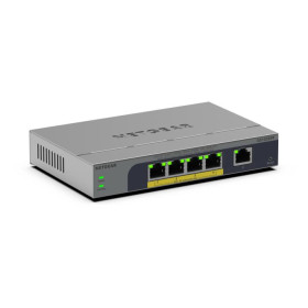 NETGEAR GS105EPP Unmanaged Gigabit Ethernet (10/100/1000) Power over Ethernet (PoE) Desktop/Wall-Mounting Gray